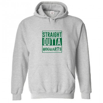 Straight Outta Hogwarts  Unisex Classic Kids and Adults Pullover Hoodie for Harry the Wizard Fans